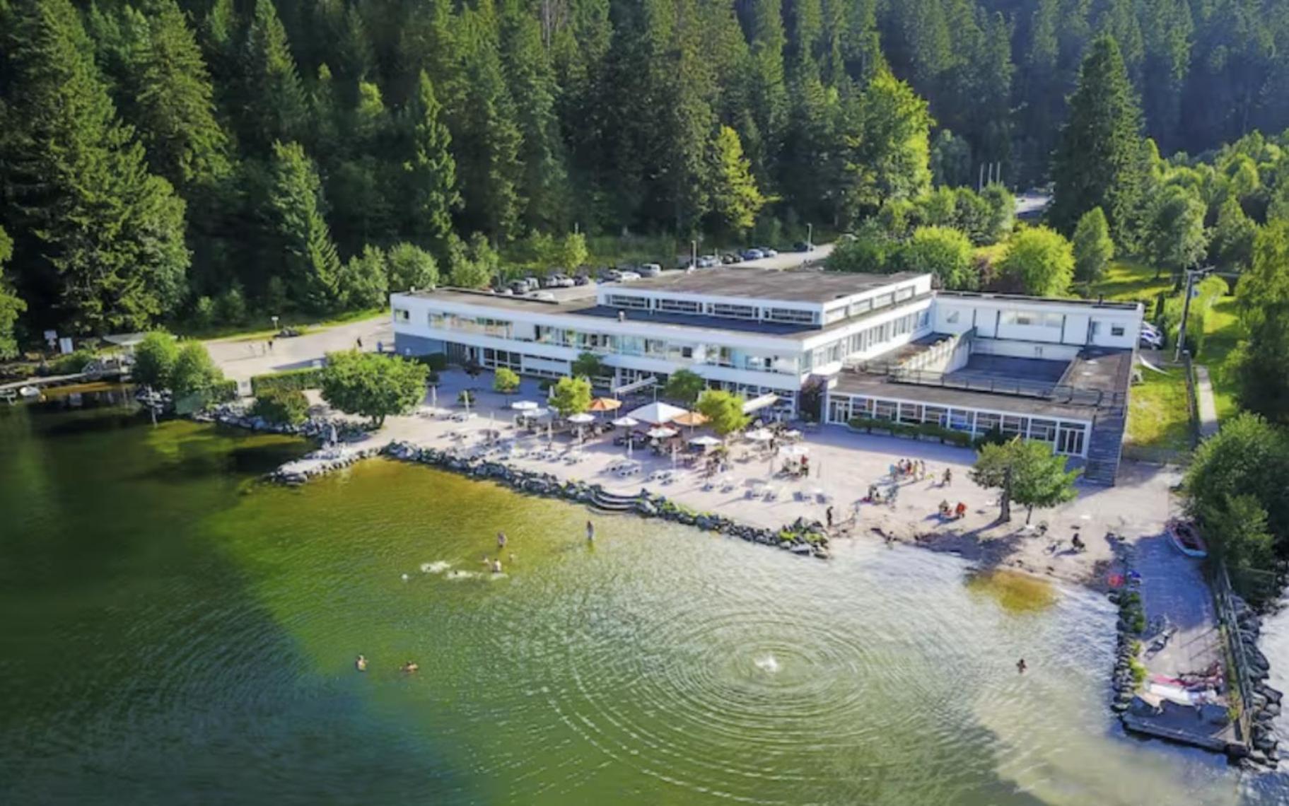 Appart'Hotel Lido Au Bord De L'Eau Gérardmer Buitenkant foto